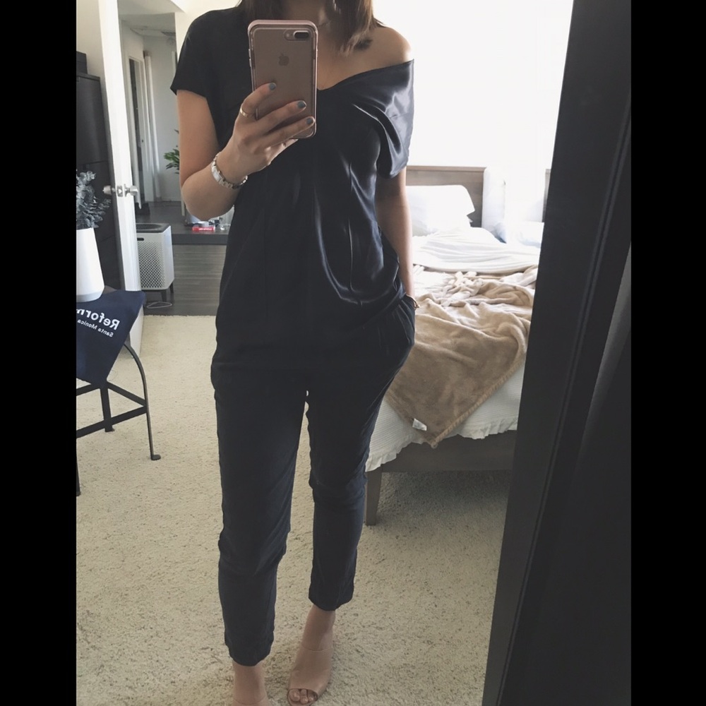 Helmut Lang Asymmetric satin top ✨